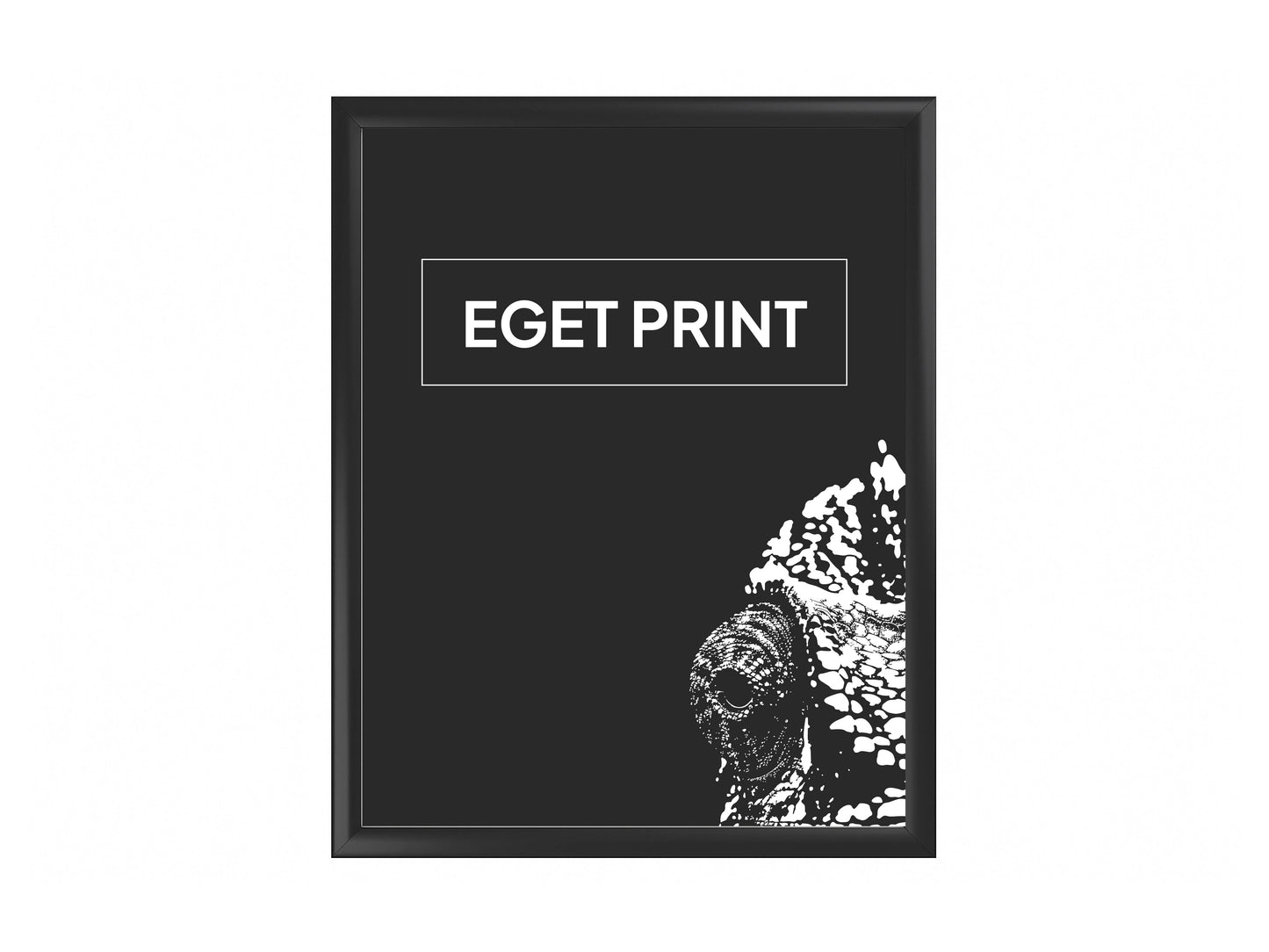 Snäppram - 70 x 100 cm (Svart)