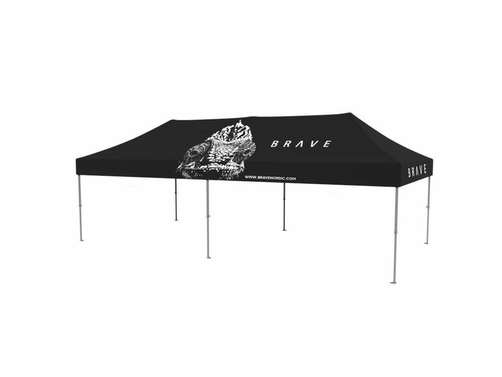 Expotält inkl. tryckt tak