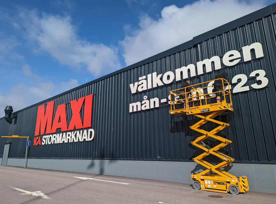Skyltar till ICA!