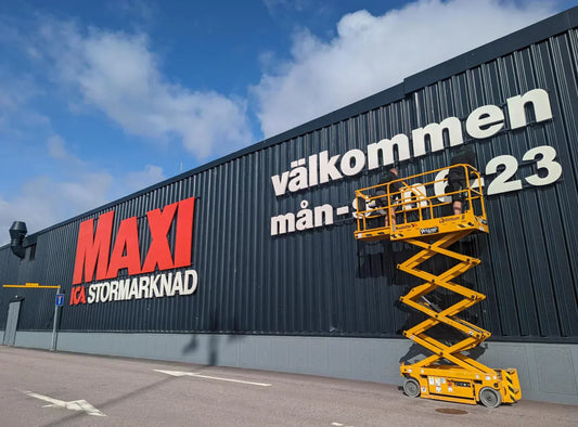 Skyltar till ICA!