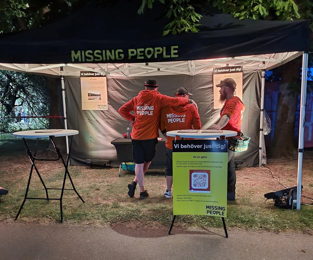 Expotält till Missing People!