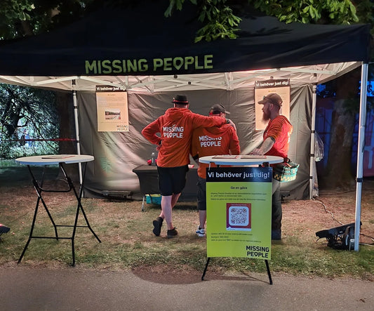 Expotält till Missing People!