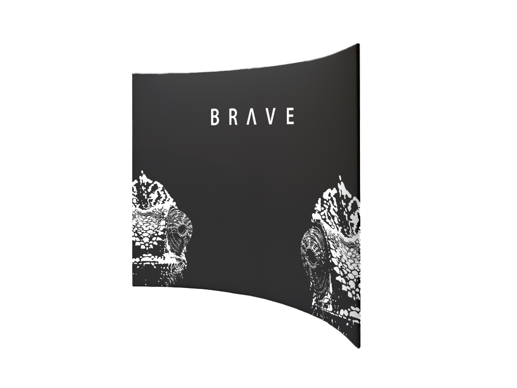 Textilvägg Slim Svängd