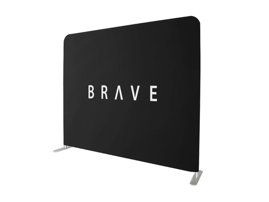 Textilvägg Slim Rak