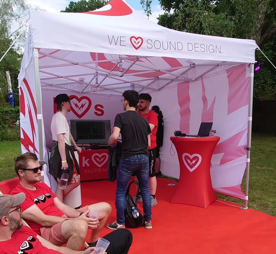 Expotält inkl. tryckt tak