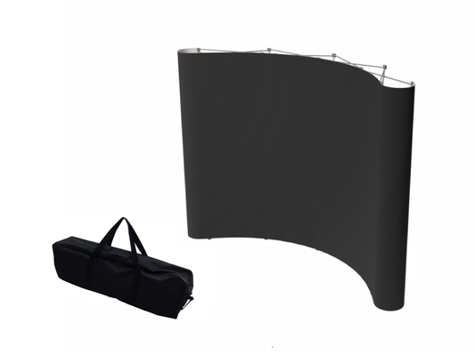 Textilvägg Svängd 350 x 225 cm inkl. väska