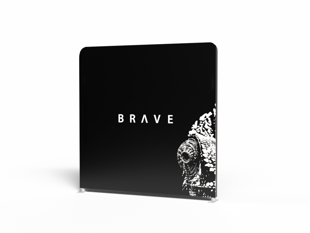 Textilvägg Slim Rak