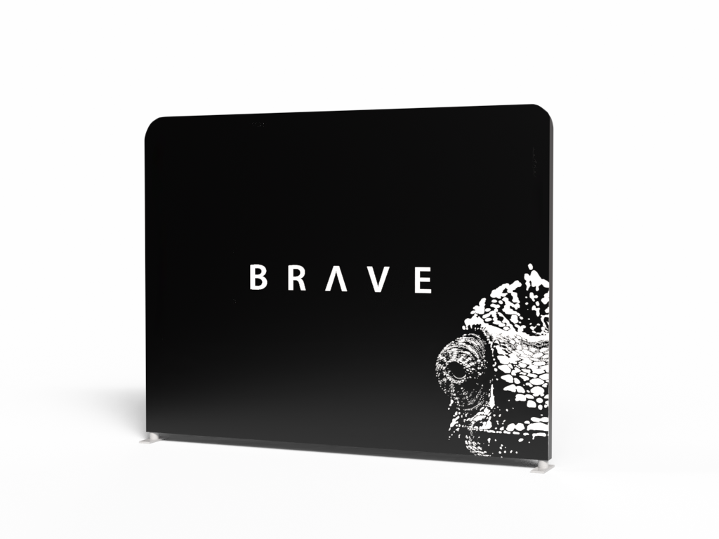 Textilvägg Slim Rak