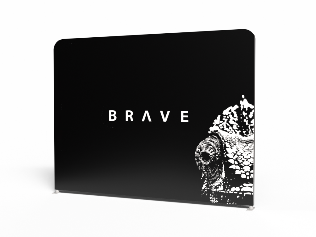 Textilvägg Slim Rak